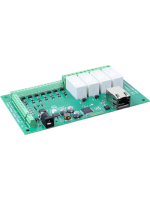 IP relaisboard 4 relays 8 inputs